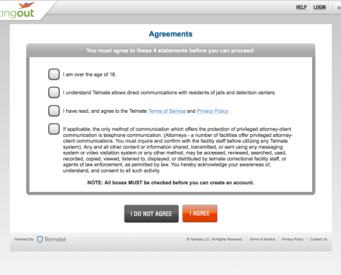 Creating account step 3
