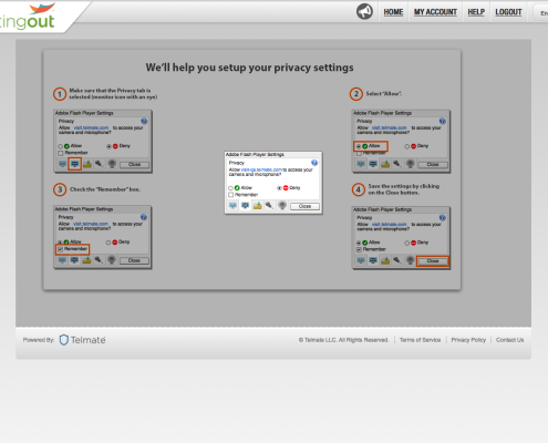 Creating account step 6